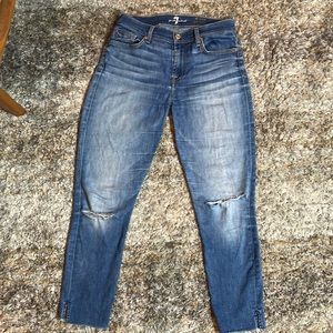 Ankle skinny jeans